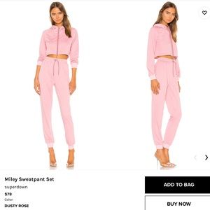 Superdown Sweat set by Revolve